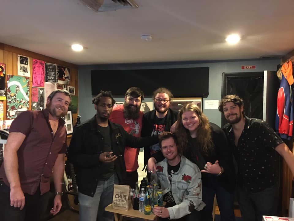 The Marcus King Band visiting HomeFront Studios in 2019